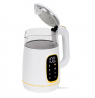 Adler Kettle with LED Display | AD 1305 | Electric | 2200 W | 1.7 L | Plastic | 360° rotational base | White/Gold