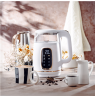 Adler Kettle with LED Display | AD 1305 | Electric | 2200 W | 1.7 L | Plastic | 360° rotational base | White/Gold