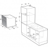 Gorenje Oven | BO6615E01X | 60 L | Electric | EnamelClean | Mechanical control | Height 59.5 cm | Width 59.5 cm | Stainless stee