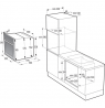 Gorenje Oven | BPSA6747A08WG | 77 L | Electric | AquaClean | Mechanical control | Steam function | Height 59.5 cm | Width 59.5 c