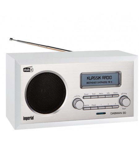 Imperial DABMAN 30 Personal Analog and digital Silver, White