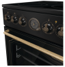 Gorenje Cooker | GECS5B70CLB | Hob type Vitroceramic | Oven type Electric | Black | Width 50 cm | Depth 59.4 cm | 70 L