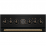 Gorenje Cooker | GECS5B70CLB | Hob type Vitroceramic | Oven type Electric | Black | Width 50 cm | Depth 59.4 cm | 70 L