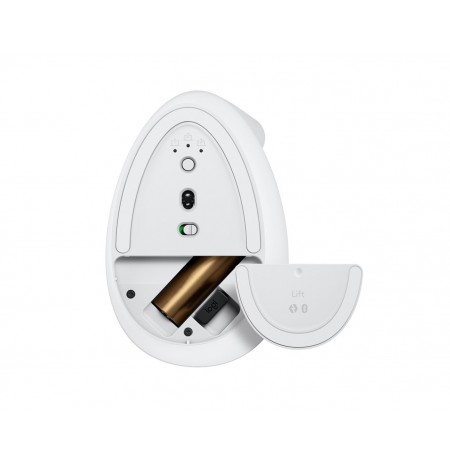 Logitech Lift Ergo Mouse, Off-white/Pa