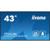 IIYAMA 108cm  (43") LH4375UHS-B1AG 16:9 DVI+HDMI+USB IPS retail