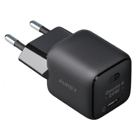 AUKEY WALL CHARGER GAN, USB-C, 20W