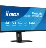 iiyama ProLite XCB3497WQSNP-B1 computer monitor 86.4 cm (34") 3440 x 1440 pixels UltraWide Quad HD LED Black