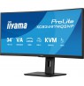 iiyama ProLite XCB3497WQSNP-B1 computer monitor 86.4 cm (34") 3440 x 1440 pixels UltraWide Quad HD LED Black