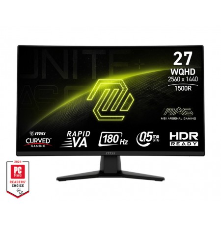 MSI MAG 274CQFDE computer monitor 68.6 cm (27") 2560 x 1440 pixels Wide Quad HD Black