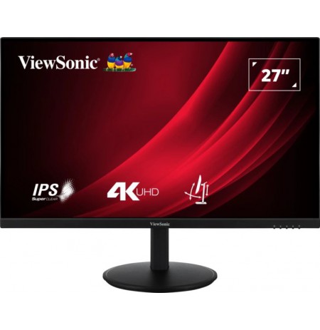 Viewsonic VG Series VG2708-4K LED display 68.6 cm (27") 3840 x 2160 pixels 4K Ultra HD Black