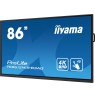 iiyama TE8612MIS-B3AG Signage Display Kiosk design 2.18 m (86") LCD Wi-Fi 400 cd/m² 4K Ultra HD Black Touchscreen Built-in