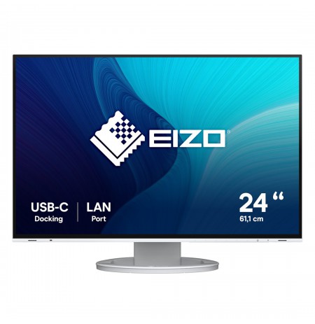 EIZO FlexScan EV2495-WT LED display 61.2 cm (24.1") 1920 x 1200 pixels WUXGA White