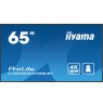 iiyama ProLite Digital signage flat panel 163.8 cm (64.5") LCD Wi-Fi 500 cd/m² 4K Ultra HD Black Built-in processor Android 11