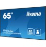 iiyama ProLite Digital signage flat panel 163.8 cm (64.5") LCD Wi-Fi 500 cd/m² 4K Ultra HD Black Built-in processor Android 11