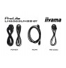 iiyama ProLite Digital signage flat panel 163.8 cm (64.5") LCD Wi-Fi 500 cd/m² 4K Ultra HD Black Built-in processor Android 11