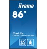 iiyama LH8675UHS-B1AG Signage Display Digital signage flat panel 2.17 m (85.6") LCD Wi-Fi 500 cd/m² 4K Ultra HD Black Built-in