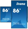 iiyama LH8675UHS-B1AG Signage Display Digital signage flat panel 2.17 m (85.6") LCD Wi-Fi 500 cd/m² 4K Ultra HD Black Built-in