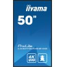 iiyama LH5075UHS-B1AG Signage Display Digital signage flat panel 125.7 cm (49.5") LCD Wi-Fi 500 cd/m² 4K Ultra HD Black
