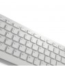 DELL KM5221W-WH keyboard Mouse included Office RF Wireless QWERTZ German White
