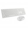 DELL KM5221W-WH keyboard Mouse included Office RF Wireless QWERTZ German White