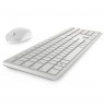 DELL KM5221W-WH keyboard Mouse included Office RF Wireless QWERTZ German White