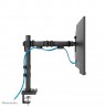 Neomounts DS60-600BL1 Monitor arm 10-32" - Quick-fix - 180°-stop