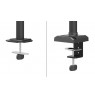 Neomounts DS60-600BL2 Monitor arm 10-32" - Quick-fix - 180°-stop