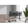 Neomounts DS60-600BL2 Monitor arm 10-32" - Quick-fix - 180°-stop