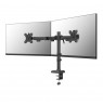 Neomounts DS60-600BL2 Monitor arm 10-32" - Quick-fix - 180°-stop