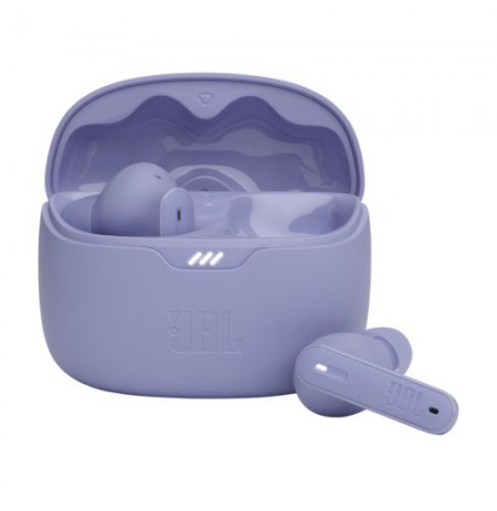 JBL Tune Beam Belaidės ausinės Earbuds, Bluetooth, Violetinė