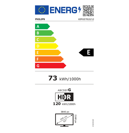 Philips 65PUS7810/12 | 65 | Smart TV | TITAN OS | UHD | Black
