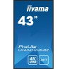 iiyama LH4341UHS-B2 Signage Display 108 cm (42.5") LCD 500 cd/m² 4K Ultra HD Built-in processor Android 8.0 18/7