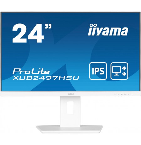 iiyama ProLite XUB2497HSU-W2 computer monitor 60.5 cm (23.8") 1920 x 1080 pixels Full HD LED White