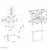 Neomounts NS-M1250BLACK TV trolley 37-70" - rotatable