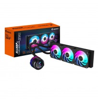 GIGABYTE AORUS WATERFORCE X II 360 AIO Liquid CPU Cooler - 3x120mm ARGB Fans, full-color LCD, MAGNETIC interlocking mechanism,