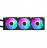 GIGABYTE AORUS WATERFORCE X II 360 AIO Liquid CPU Cooler - 3x120mm ARGB Fans, full-color LCD, MAGNETIC interlocking mechanism,