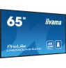 Iiyama Monitor 65 LH6560UHS-B2AG with HDMI and USB