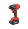 Brushless impact wrench 18V 800Nm with 2x4.0Ah batteries