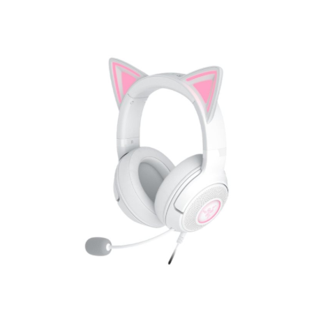 Razer Headset | Kraken Kitty V2 | Wired | Over-ear | Microphone | Noise canceling | White