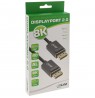 InLine DisplayPort 2.0 cable, 8K4K UHBR, black, gold-plated contacts, 2m