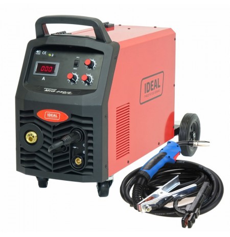 Welding semi-automatic MIG / MAG, min current 30A, max current 250A, rated power: 5.9kW, supply: 230/400V, welding method: FLUX