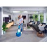 Leifheit 55092 mop Microfibre 8000 ml Dry and wet Microfiber Blue, Grey