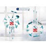 Leifheit 55092 mop Microfibre 8000 ml Dry and wet Microfiber Blue, Grey