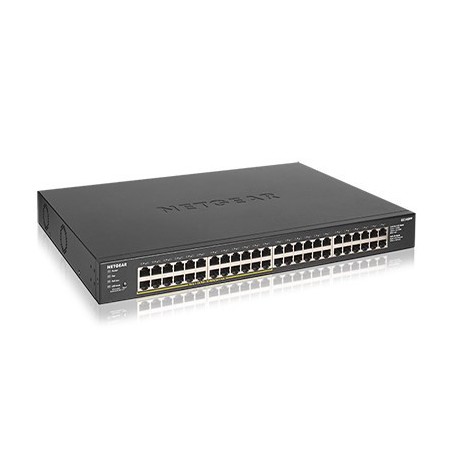 NETGEAR GS348PP Unmanaged Gigabit Ethernet (10/100/1000) Power over Ethernet (PoE) Black
