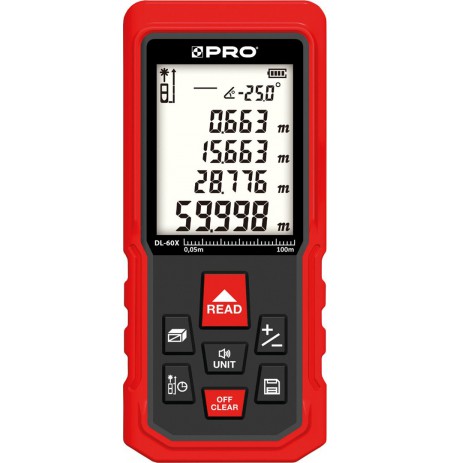 Laser distance measuring device DL-60X