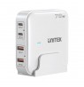 GaN network charger - Unitek P1229AWH01-EU | 100W 2x USB-C 2x USB-A