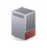 Jonsbo T6 PC Case, Mini-Tower, Mini-ITX, Tempered Glass, Wood - Silver