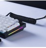 Glorious GMMK Coiled Cable Phantom Black,  USB-C/USB-A, black