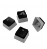 Glorious Aura V3 Keycaps, ANSI Layout (US), PBT, Doubleshot - Schwarz