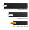 Glorious Ergonomic Wrist Rest - Compact, Fabric, Black